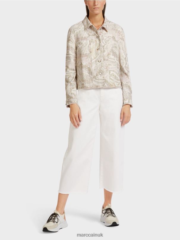 "Rethink Together" jacket Marc Cain Off-White Clothing BZZNX389