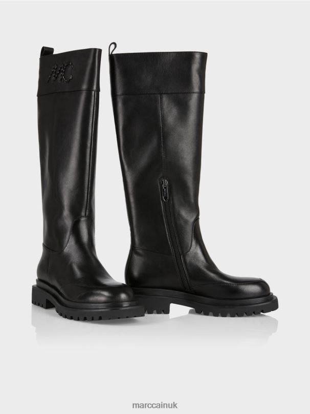 Boots with zip Marc Cain Black Footwear BZZNX1570