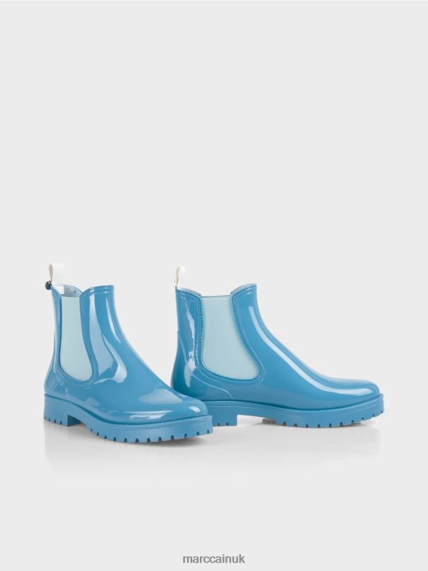 Rubber Chelsea boots with profile sole Marc Cain Azure Footwear BZZNX1637