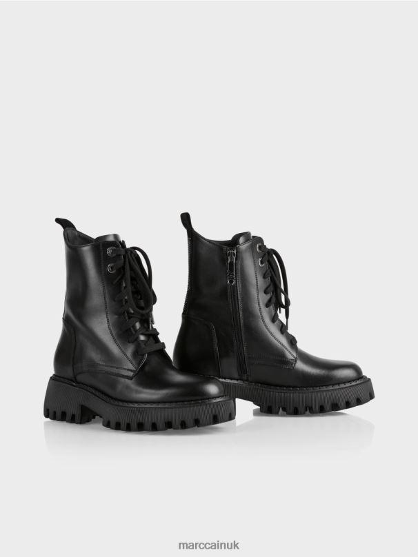 Rugged boots with rhinestones Marc Cain Black Footwear BZZNX1574