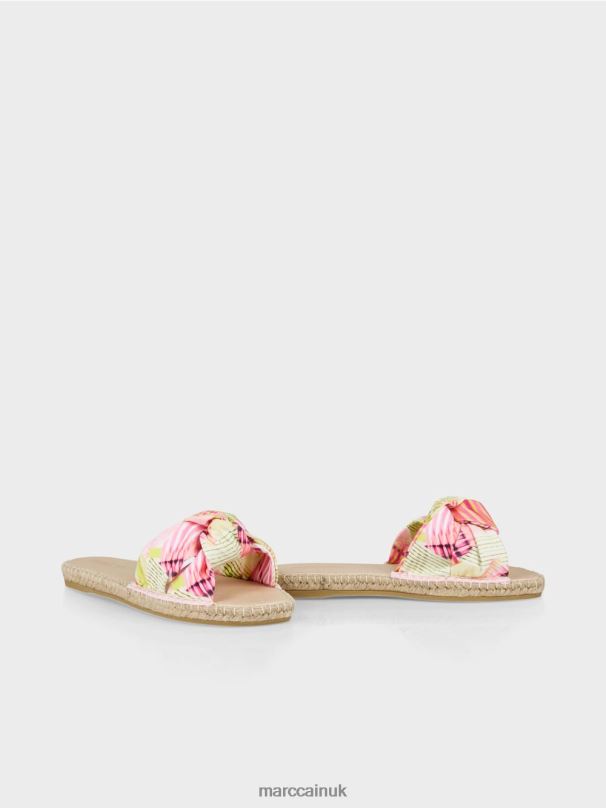 Colourful summer sandals Marc Cain Light Limeade Footwear BZZNX1616