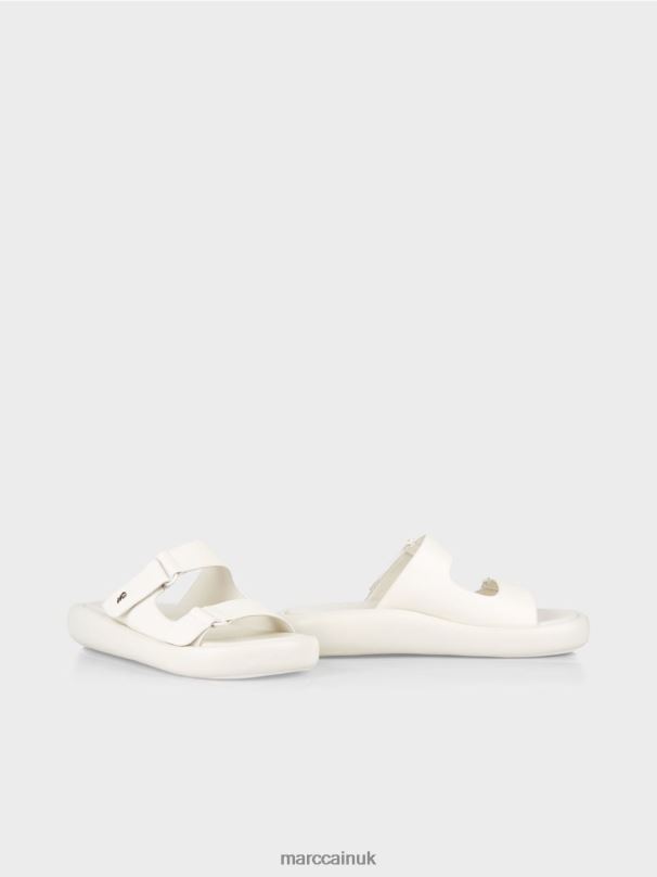 Sandals with a round sole Marc Cain Off-White Footwear BZZNX1613