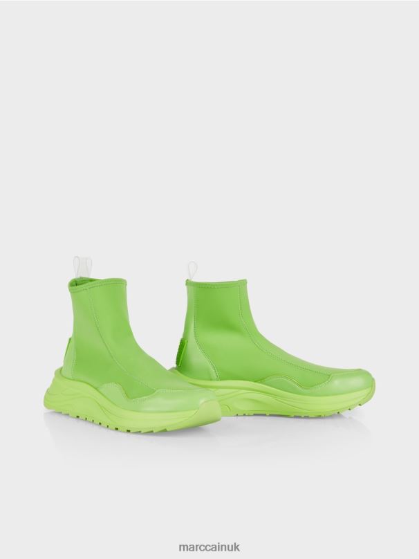 Mid-cut sneakers Marc Cain Bright Shocking Green Footwear BZZNX1583